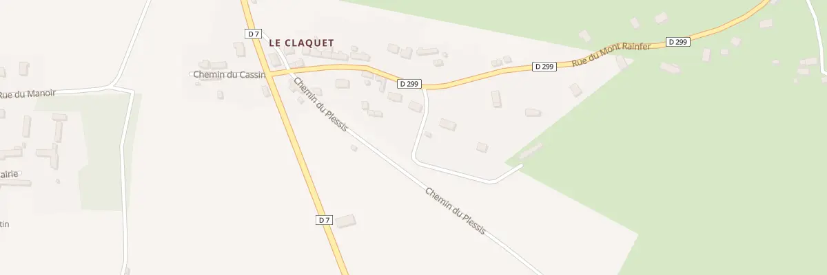 Plan du Closet à Saussey