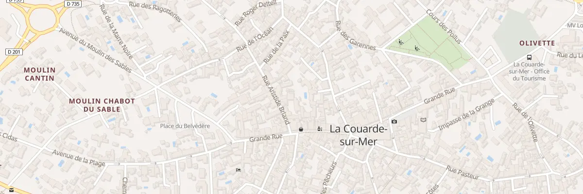 Plan du 5918 Rue Aristide Briand à La Couarde-sur-Mer