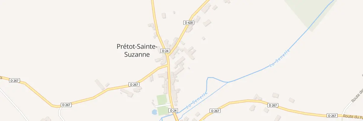 Plan du 5002 Le Bourg - Pretot à Montsenelle