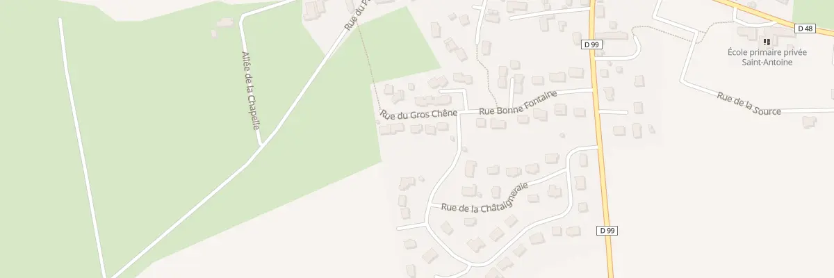 Plan du 5 Rue du Gros Chêne à Essé