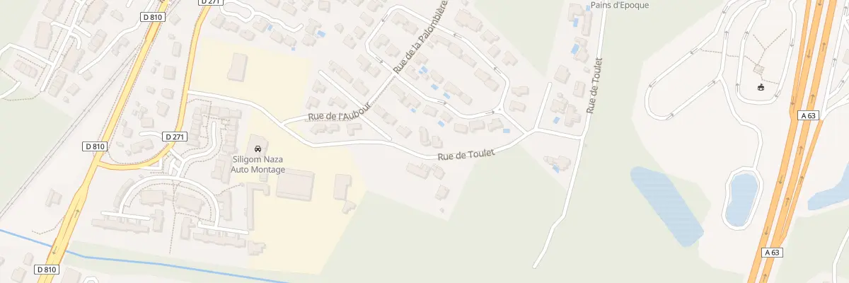 Plan du 32 Rue de Toulet à Labenne