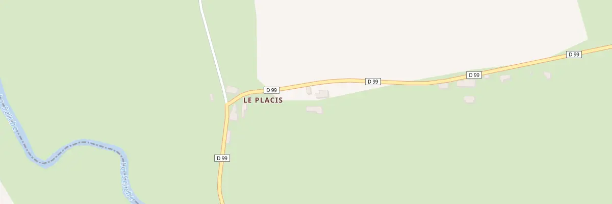 Plan du 13 Le Placis à Boistrudan