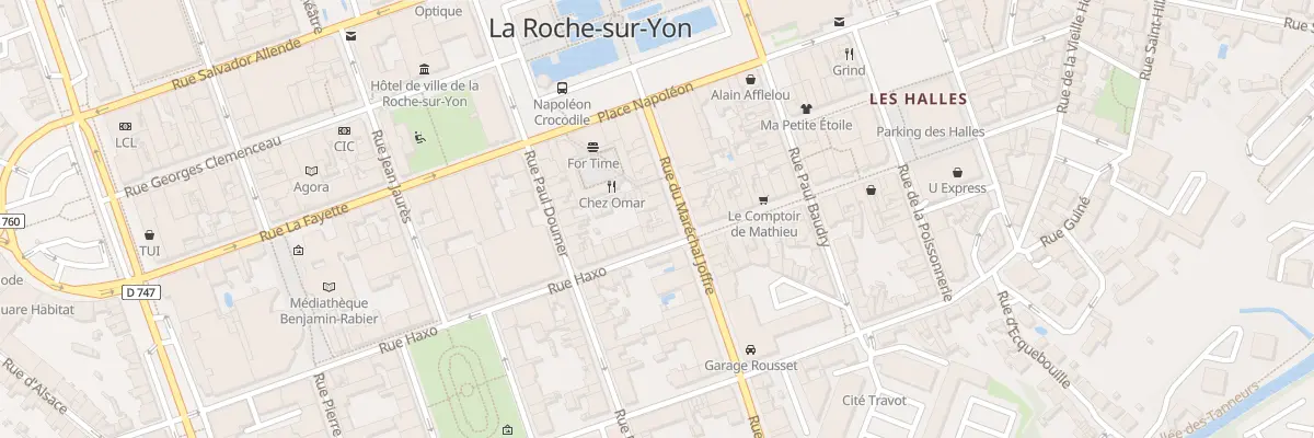 Plan du 18 Rue Marechal Joffre à La Roche-sur-Yon