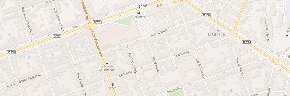 Plan du 19 Rue gouvion à La Roche-sur-Yon