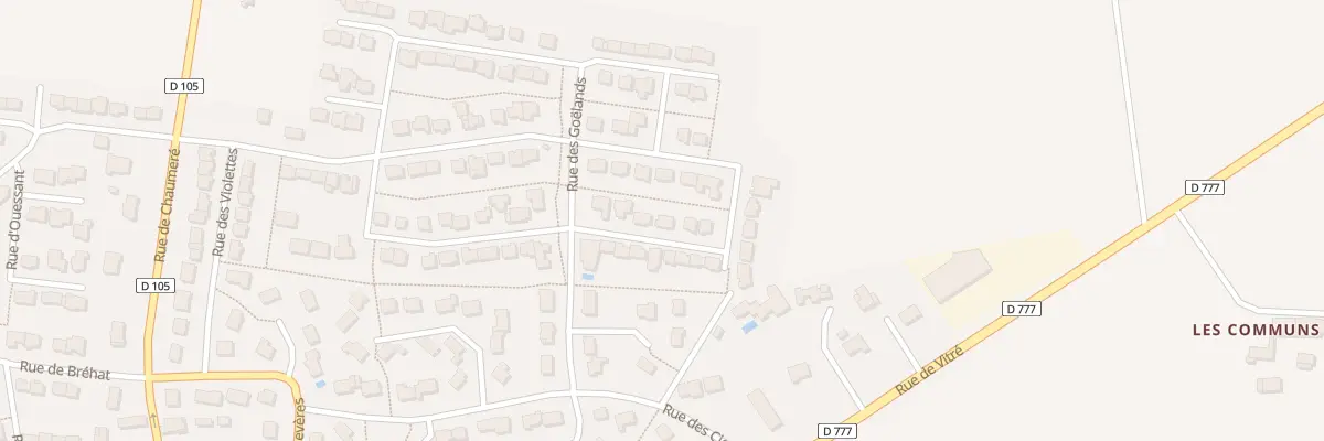 Plan du 25 Rue du Cap Fréhel à Piré-Chancé
