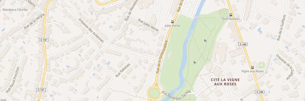 Plan du 6 Rue françois viete à La Roche-sur-Yon