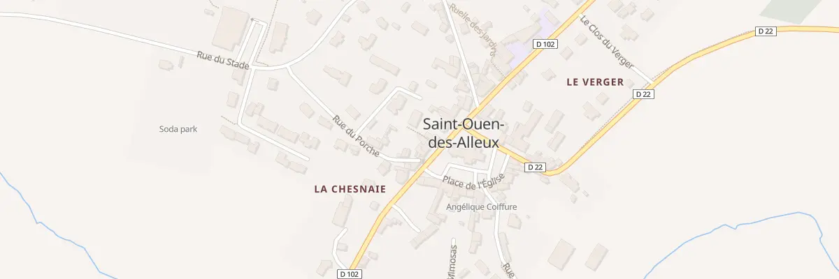 Plan du 17 Rue du General de Gaulle à Saint-Ouen-des-Alleux