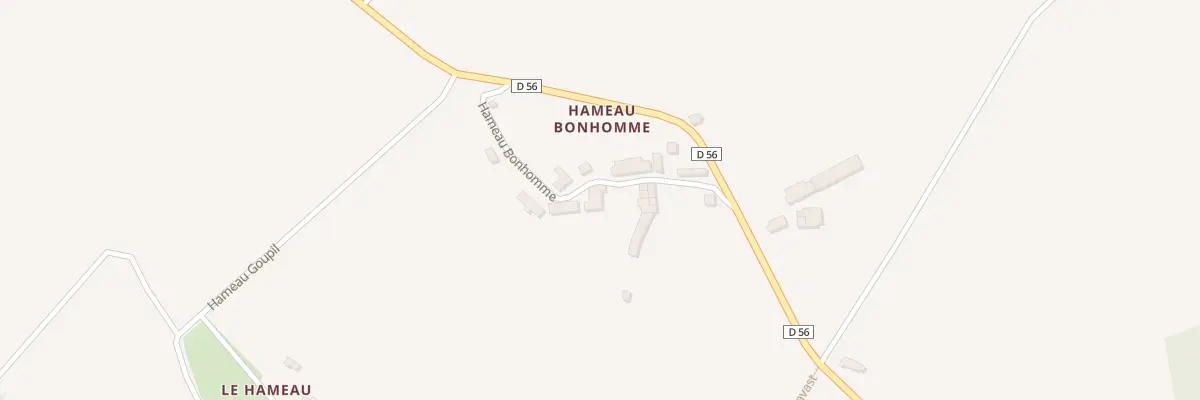 Plan du 3 Hameau Bonhomme à Teurthéville-Bocage