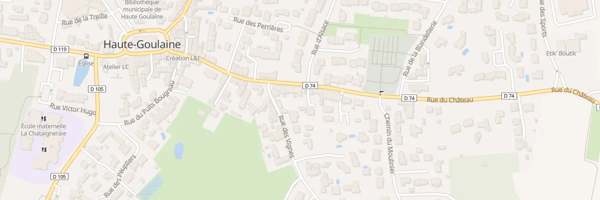 Plan du 27 Rue du château à Haute-Goulaine