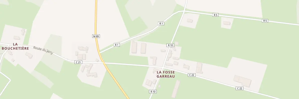 Plan du 243 Che Moulin de la Fosse Garreau à Mauves-sur-Loire