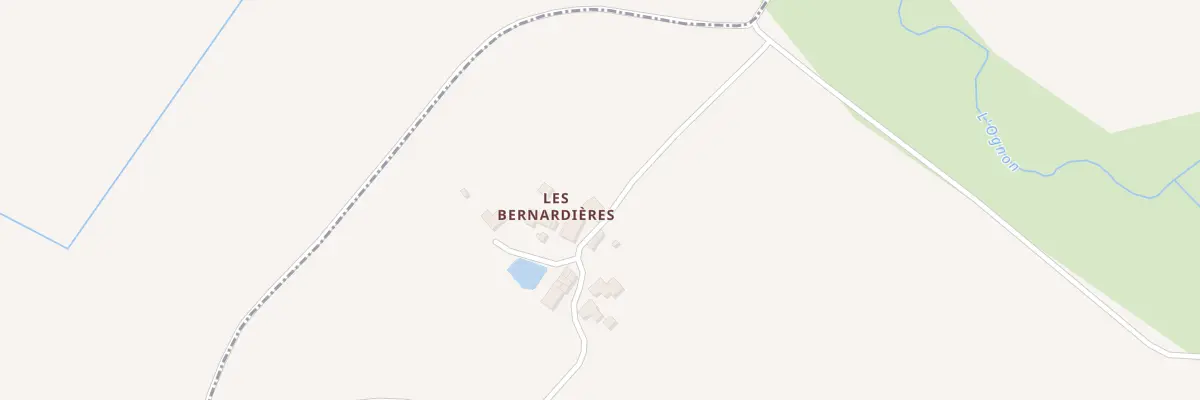 Plan du 102 Les Bernardières à Montréverd