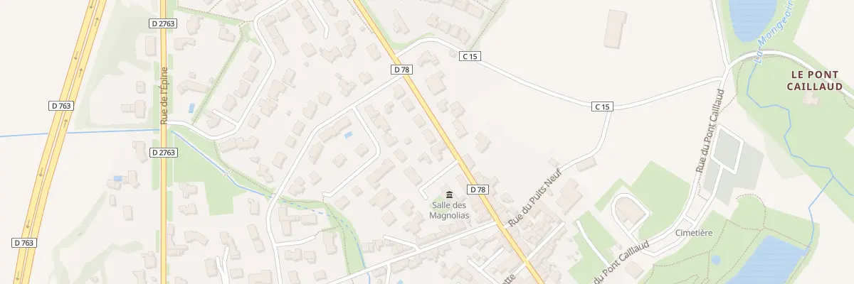 Plan du 21 Rue de la croix aux forgerons à Bellevigny