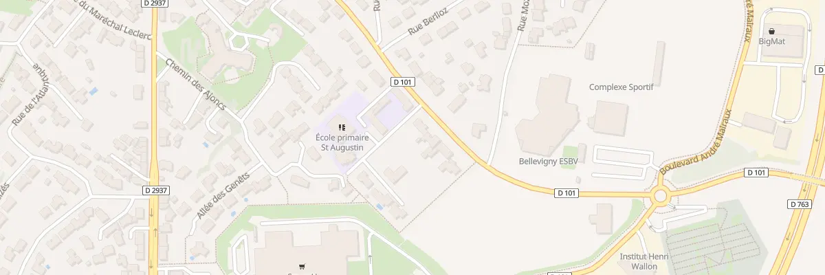 Plan du 26 Rue du stade à Bellevigny