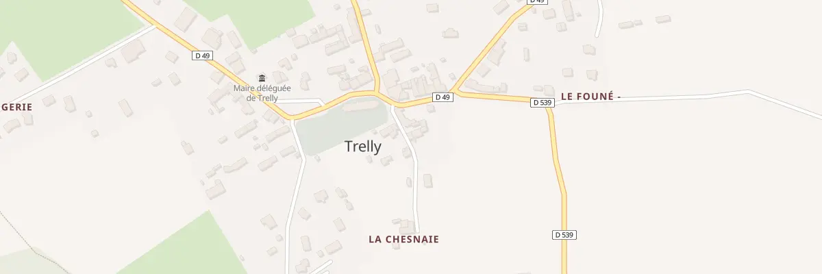 Plan du 90 Le Bourg - Trelly à Quettreville-sur-Sienne
