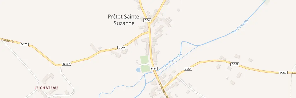 Plan du 5030 Le Bourg - Pretot à Montsenelle