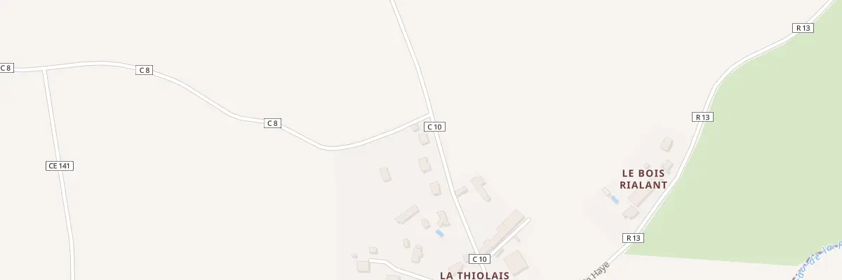 Plan du 21 La Thiolais à Issé