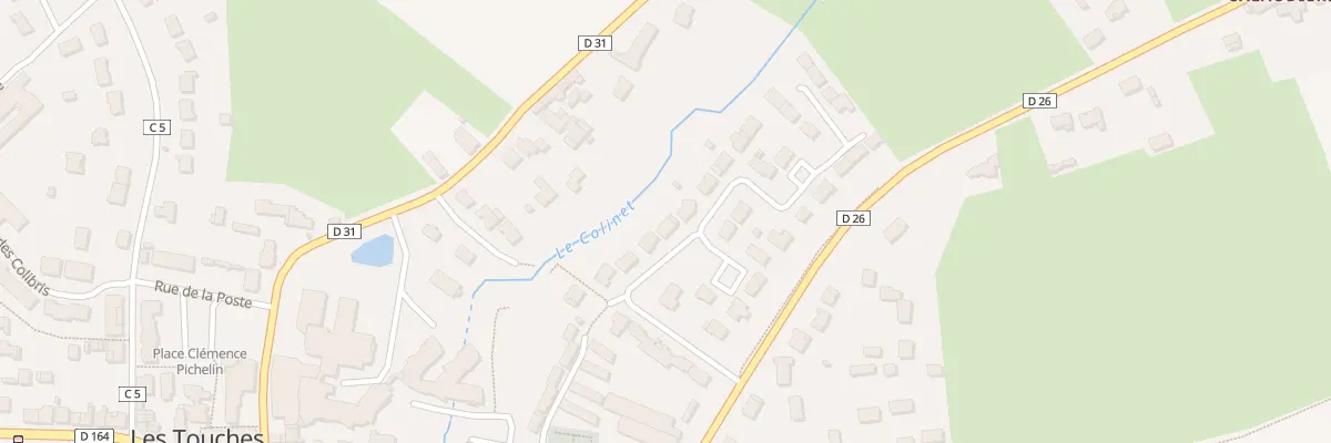 Plan du 25 Rue des boutons d’or aux Touches