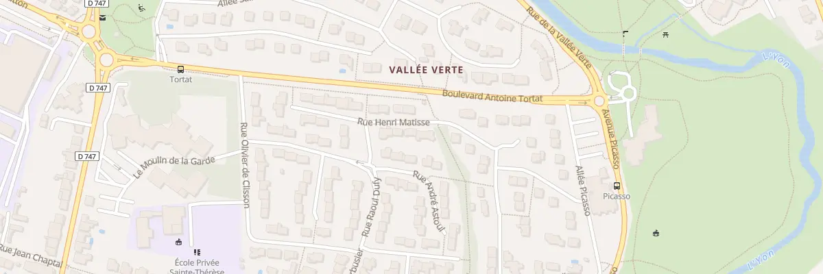 Plan du 3 Rue henri matisse à La Roche-sur-Yon