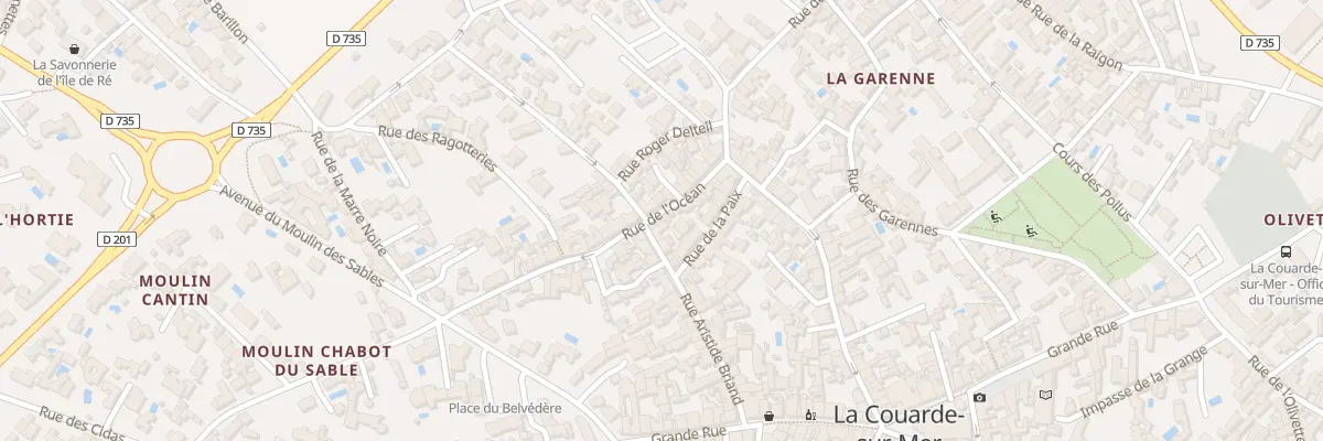 Plan du 14 Rue de l’Océan à La Couarde-sur-Mer
