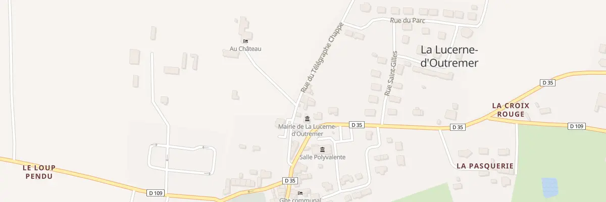 Plan du 6 Rue du Télégraphe Chappe à La Lucerne-d’Outremer