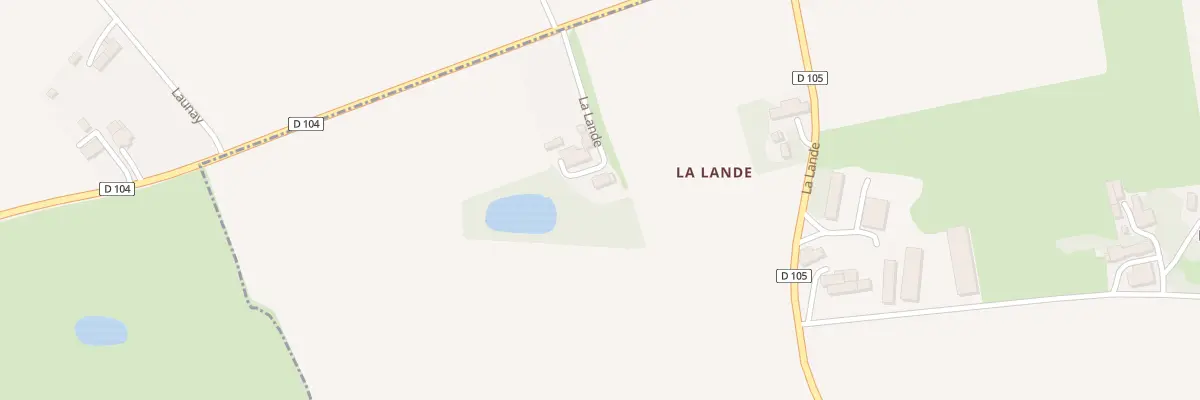 Plan du 6259 La Lande à Domagné