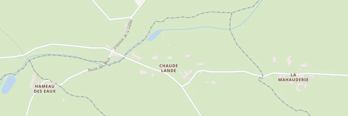 Plan du 8 Chaude Lande à Théville