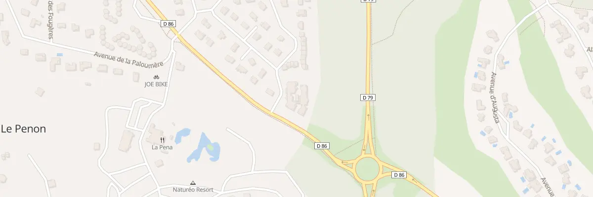 Plan du 2 Av de la Brasérade à Seignosse