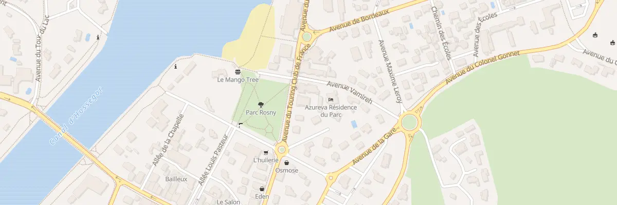 Plan du 790 Av du Touring Club à Soorts-Hossegor