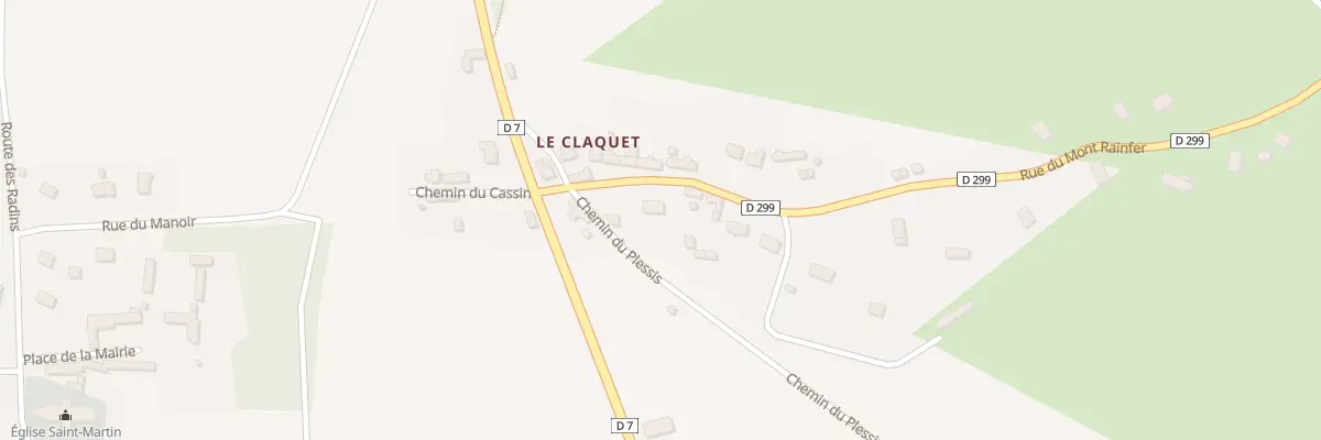 Plan du 6 Rue du Mont Rainfer à Saussey