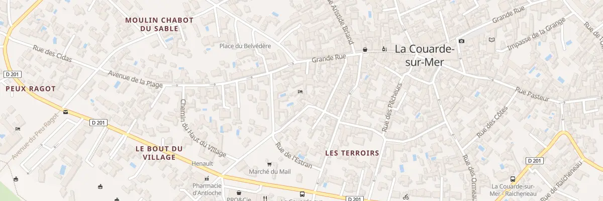 Plan du 5934 Petite Rue de la Plage à La Couarde-sur-Mer