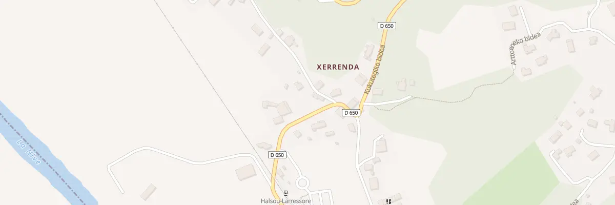 Plan du 45 Portuberriko bidea à Halsou