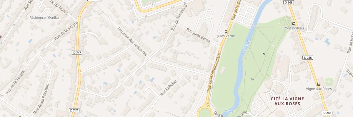 Plan du 22 Rue françois viete à La Roche-sur-Yon