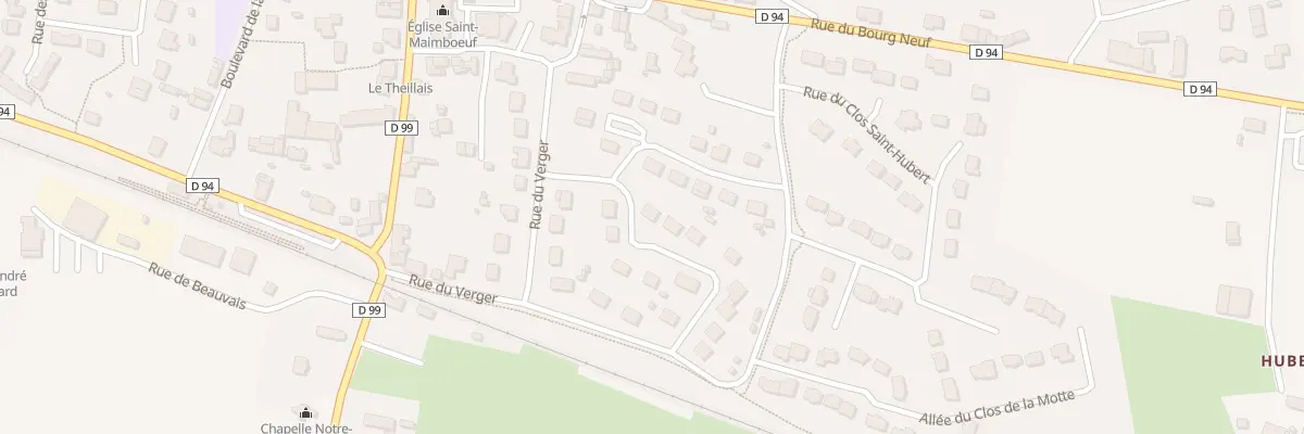 Plan du 1 Rue des Perrières au Theil-de-Bretagne