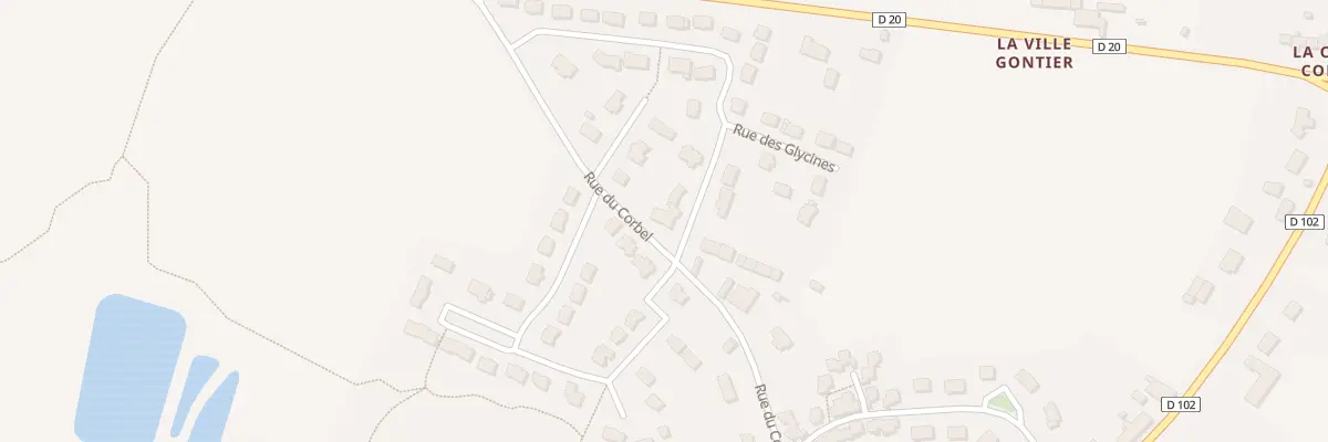 Plan du 22 Rue du Corbel à Saint-Ouen-des-Alleux