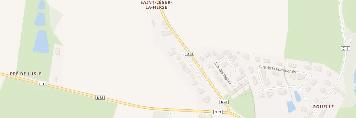Plan du 11 Rue Saint Léger à Joué-sur-Erdre