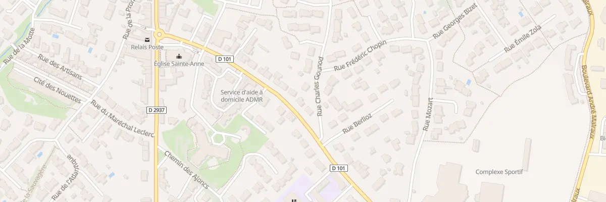Plan du 21 Rue du stade à Bellevigny