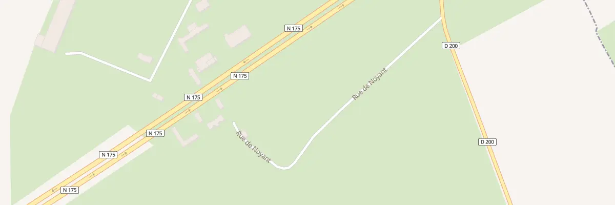 Plan du 2 Rue de Noyant à Tanis