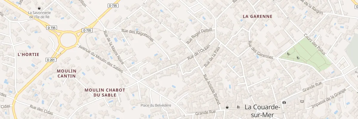 Plan du 25 Rue de l’Océan à La Couarde-sur-Mer