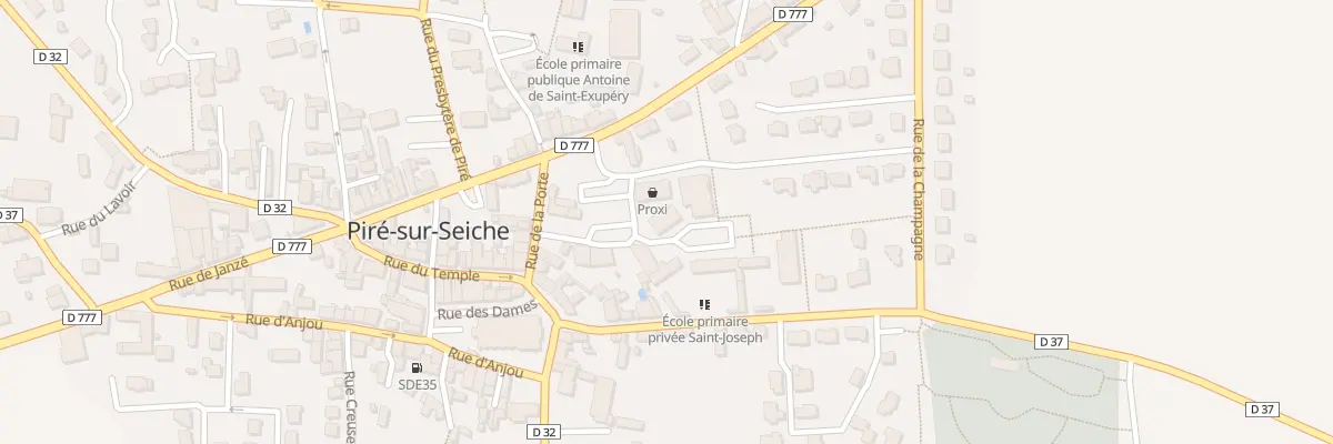 Plan du 3 Pl de la Porte à Piré-Chancé