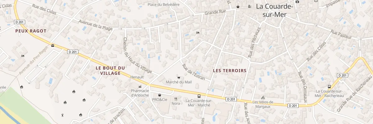 Plan du 11 Rue Pte Rue de la Plage à La Couarde-sur-Mer