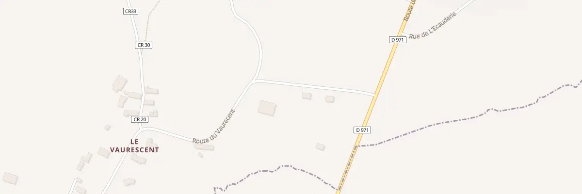 Plan du 3 Rte du Vaurecent à Monthuchon