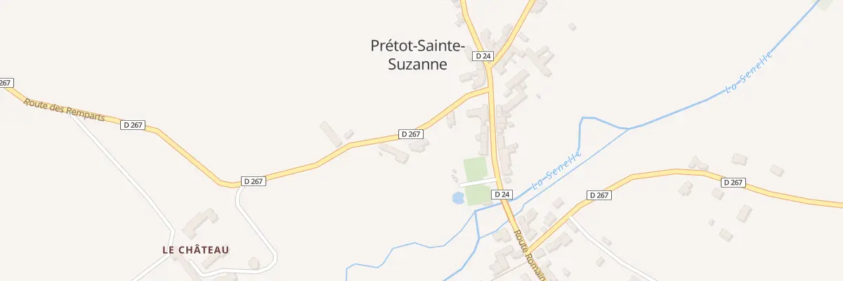 Plan du 5019 Le Bourg - Pretot à Montsenelle