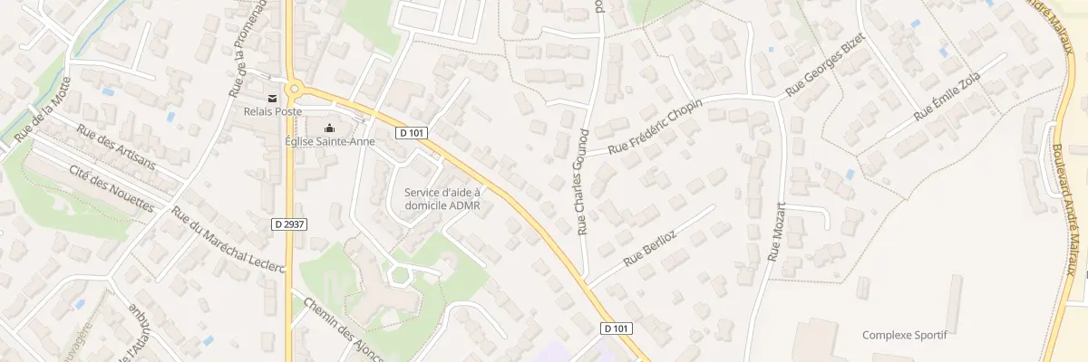 Plan du 19 Rue du stade à Bellevigny
