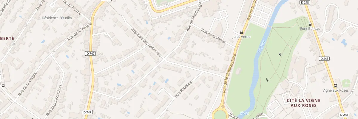 Plan du 28 Rue françois viete à La Roche-sur-Yon