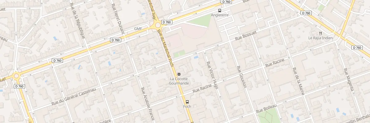 Plan du 6B Rue bossuet à La Roche-sur-Yon