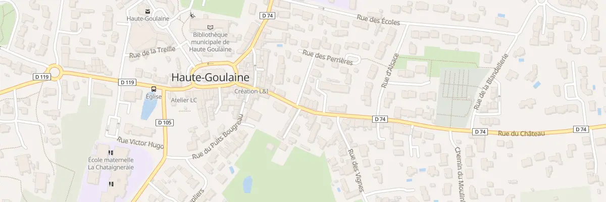 Plan du 14 Rue du château à Haute-Goulaine