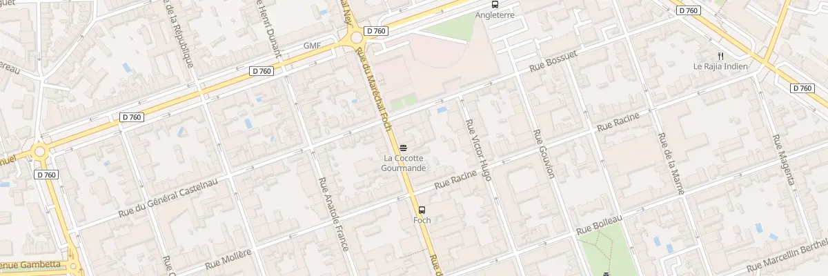 Plan du 28 Rue Marechal Foch à La Roche-sur-Yon