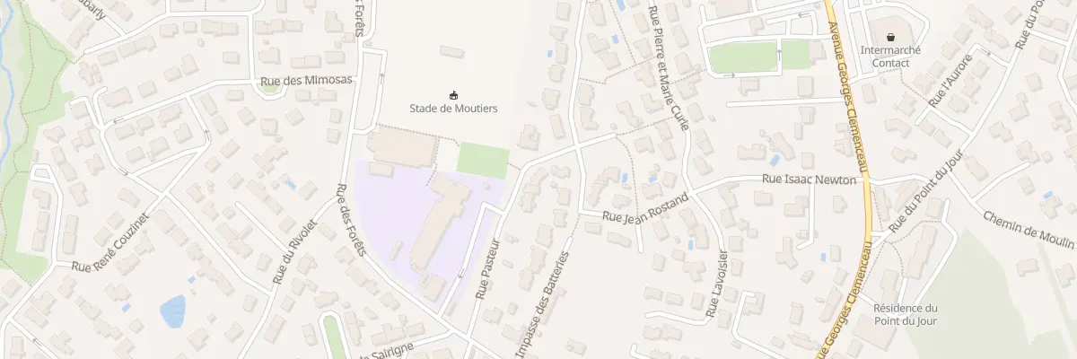Plan du 4B Rue Pasteur à Moutiers-les-Mauxfaits