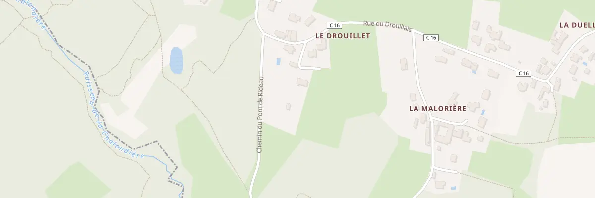 Plan du 208 Rue du Drouillais à Mauves-sur-Loire