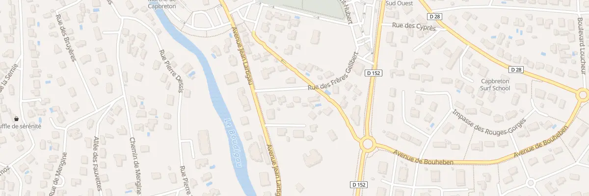 Plan du 4 Rue des Frères Gélibert à Capbreton